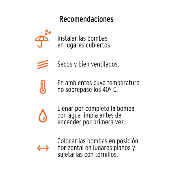 Bomba eléctrica periférica para agua 1 HP, Truper Expert - Image 5
