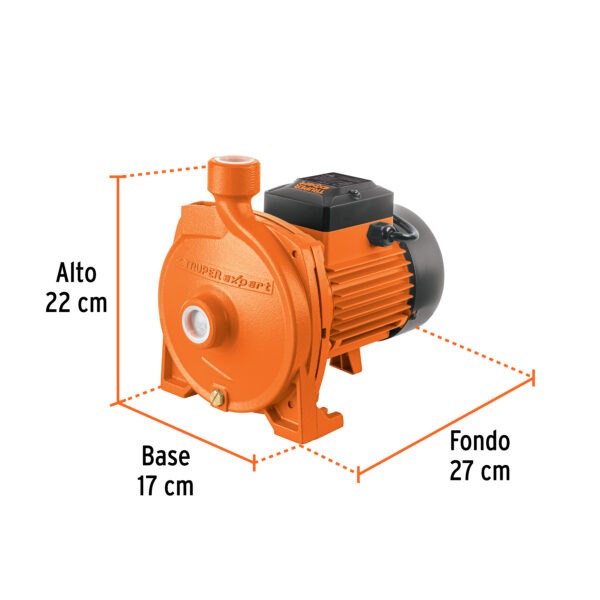 Bomba centrífuga para agua modelo europeo, 1/2 HP, Expert - Image 4