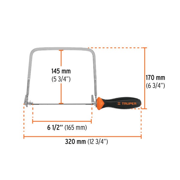 Arco calador 6 para segueta, Truper