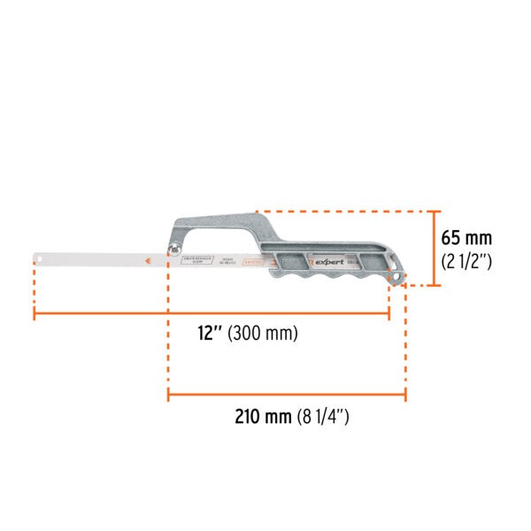 Mini arco 12 de aluminio para segueta, Truper