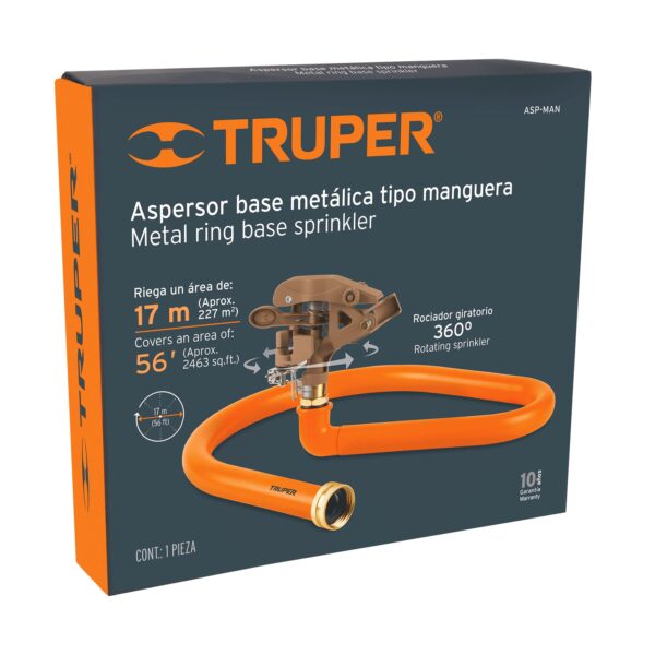 Aspersor base metálica, tipo manguera - Image 2