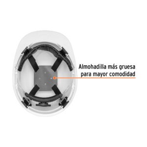 Casco de seguridad color blanco