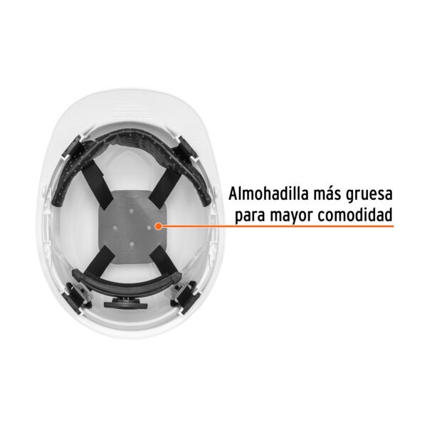 Casco de seguridad color blanco