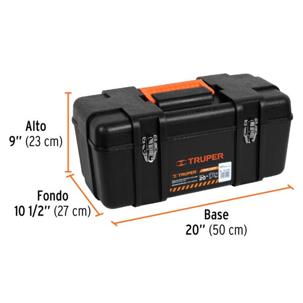 Caja para herramienta, plástica de 20, industrial - Image 3
