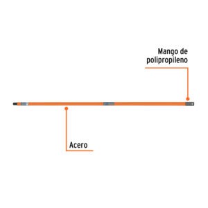 Extensión de acero para rodillo, 1.2 m