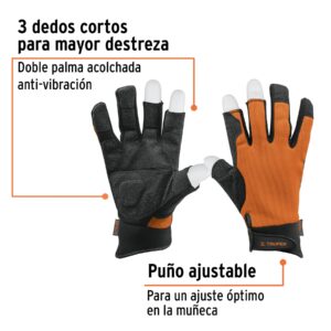 Guantes para mecánico, alta sensibilidad, Truper