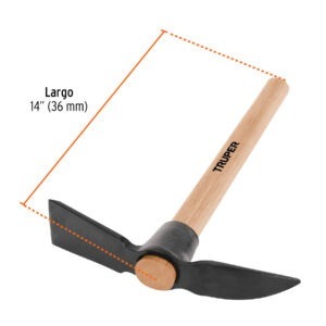 Talacho-pico, mango de madera 14, Truper