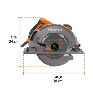 Sierra circular 7-1/4 1500 W, profesional, Truper