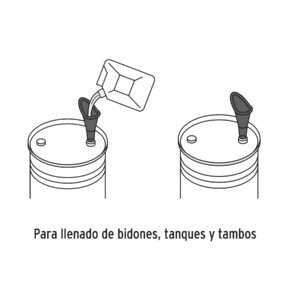 Embudo plástico 2.5