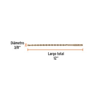 Broca SDS Plus 3/8 x 12