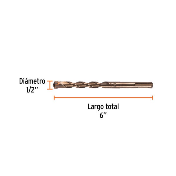 Broca SDS Plus 1/2 x 6