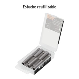 Extensión magnética, 70 mm, estuche con 5 piezas, Expert