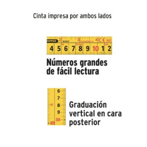 Flexometro Industrial 8 m, Truper Expert