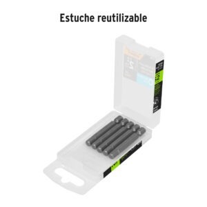 Estuche con 5 puntas hexagonales de 6 mm largo 2, Expert