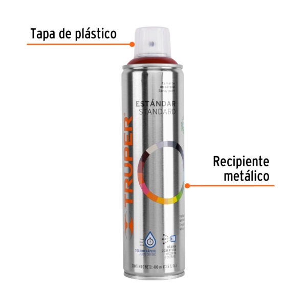 Pintura en aerosol, guinda, Truper