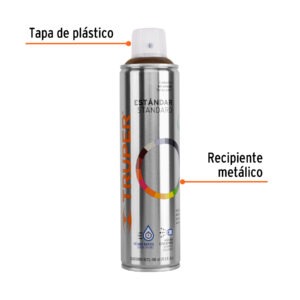 Pintura en aerosol, café anodizado, Truper