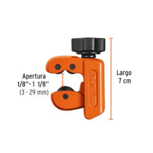 Mini cortador de tubo de cobre 1/8 a 1-1/8 cuchilla 18 mm