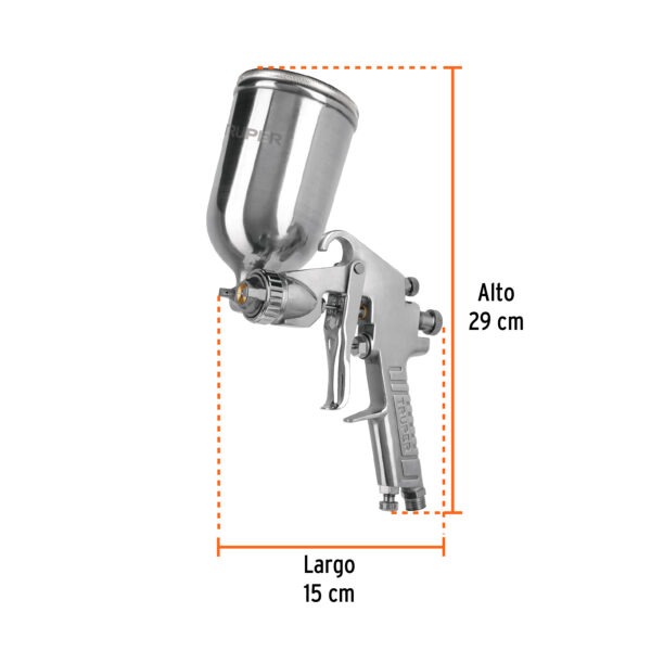 Pistola De Gravedad, Boquilla De 2 mm Truper