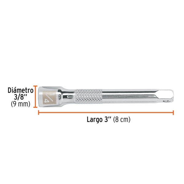 Extensión de 3 para matraca, para dados cuadro 1/4