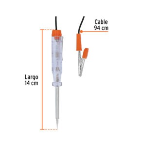 Probador De Circuitos Con Caimán 14cm , Truper
