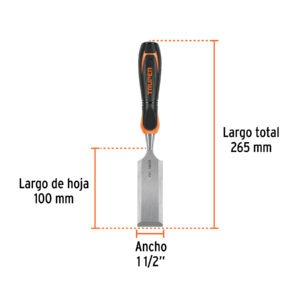 Formón 1-1/2 mango Comfort Grip, Truper