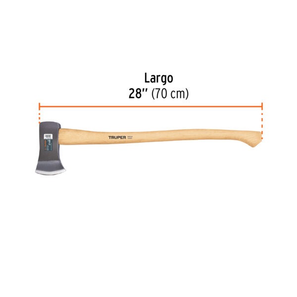 Hacha Boy 2-1/4 lb, mango de hickory 28, Truper