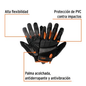 Guantes para mecánicos con protección anti-impacto, Truper