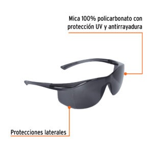 Lentes de seguridad, mica gris, Ultralite Truper