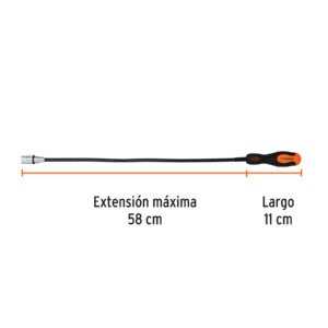 Iman Extensible Con Led 58cm Truper