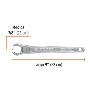Llave 9 para tanque de gas, Truper