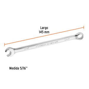 Llave combinada extralarga 5/16 x 145 mm de largo, Expert
