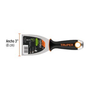 Espátula flexible 3 acero inox. mango Comfort Grip, Expert