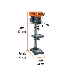 Taladro de piso 13, 3/4 HP (560 W), broquero 5/8, Truper