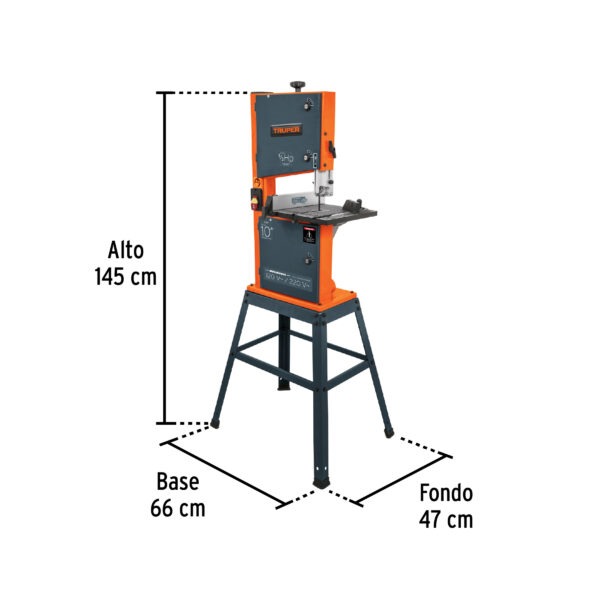 Sierra cinta 10, 1/3 HP (250 W), Truper