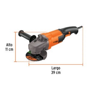 Esmeriladora angular 4-1/2, profesional, 1300 W