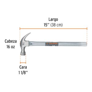 Martillo Uña Curva 16Oz