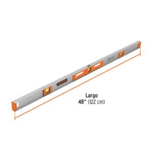 Nivel de 48 cuerpo de aluminio con protección de ABS