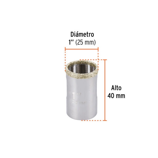 Brocasierra diamante 1 borde continuo, Truper