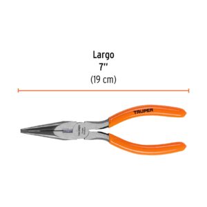 Pinza de punta y corte 7 mango de PVC, Truper