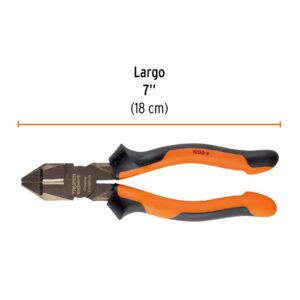 Pinza electricista 7 uso rudo, alta palanca, Comfort Grip