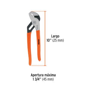 Pinza de extensión 10 mango de PVC, Truper