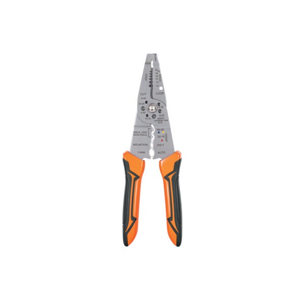 Pinza 8 pela cables 24 a 12 AWG, Truper