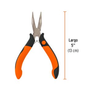 Mini pinza de punta curva 5 mango Comfort Grip, Truper