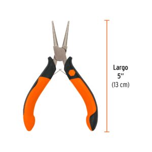 Mini pinza de punta redonda 5 mango Comfort Grip, Truper