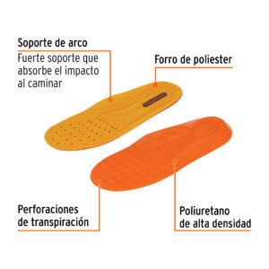 Plantillas Anti-Fatiga Truper Talla 24