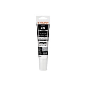 Sellador de silicón negro para altas temperaturas, 85 g